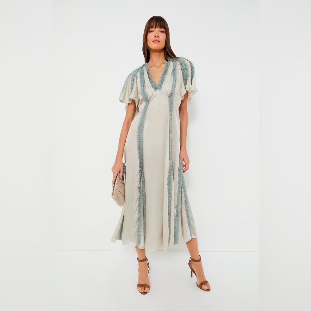 The GREAT Silver with Icy Blue The Dancehall Dress - Picture 6 of 12
